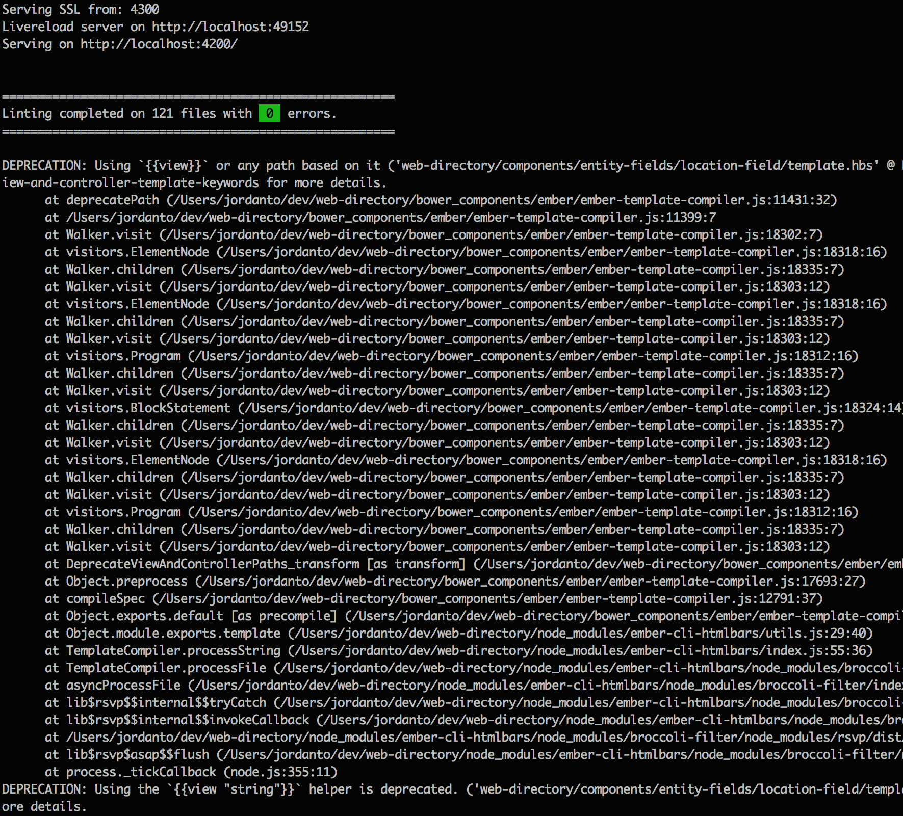 Compile Deprecations Clouding Log